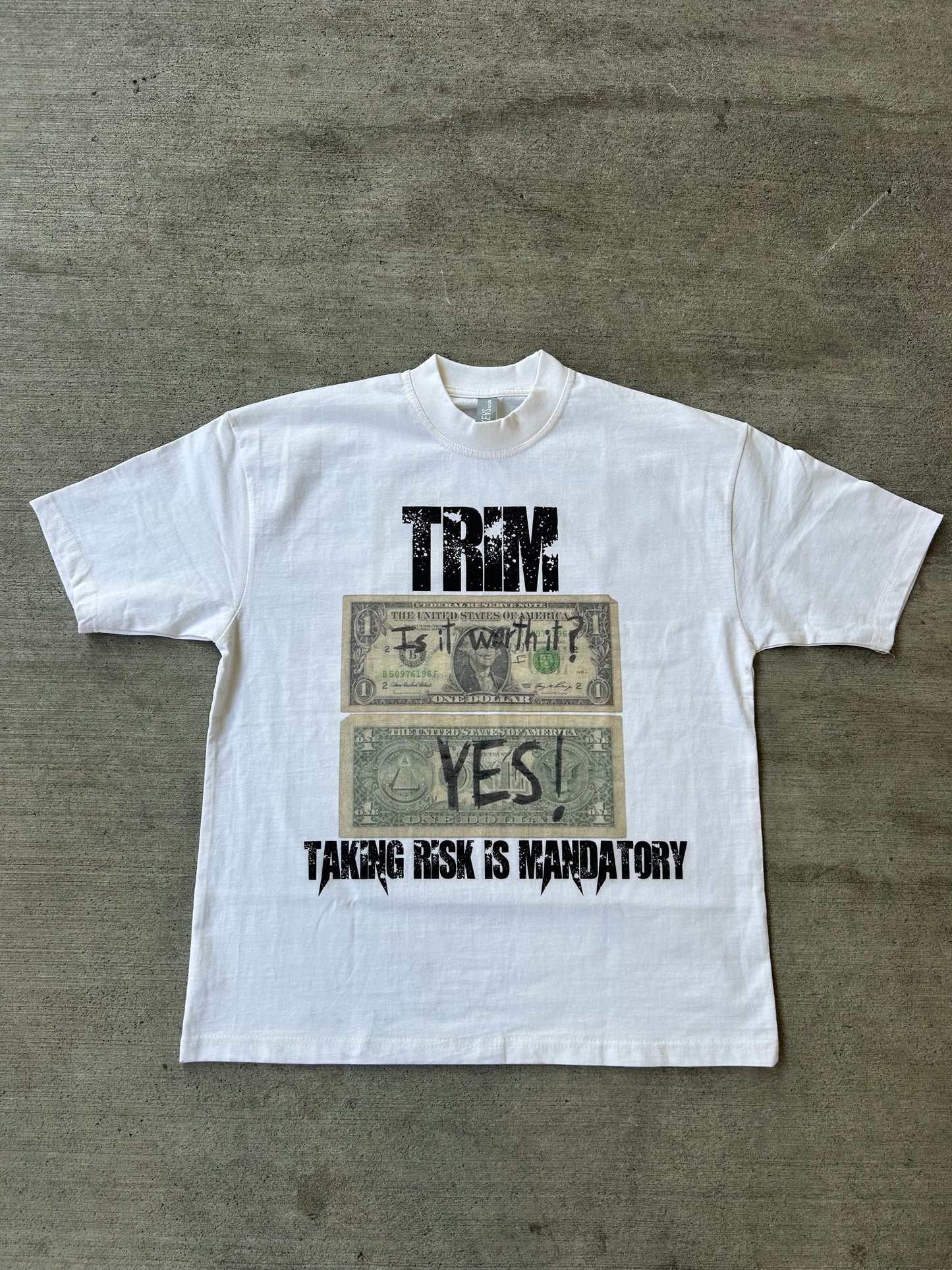 TAKING RISK IS MANDATORY TEE