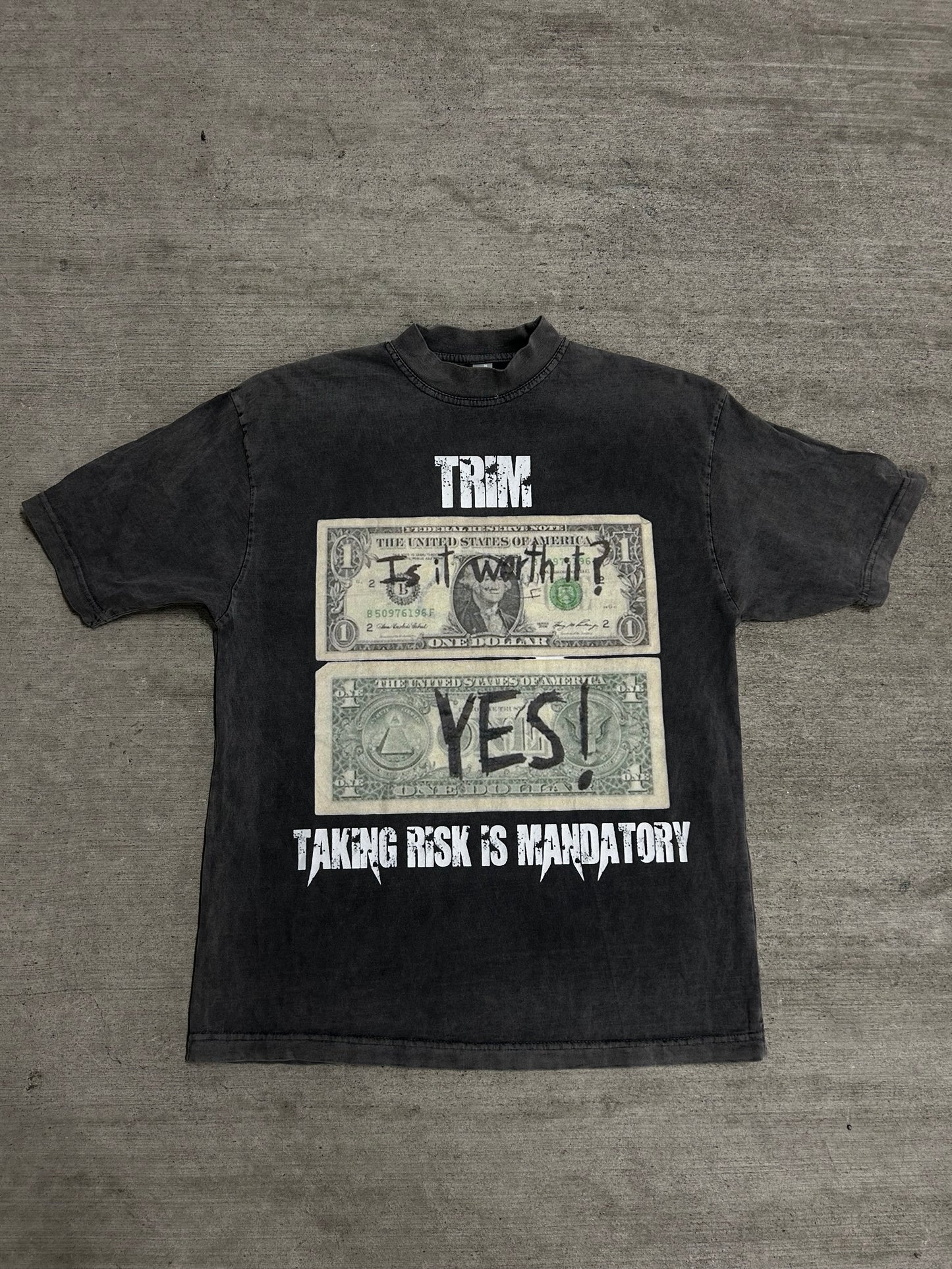 TAKING RISK IS MANDATORY TEE