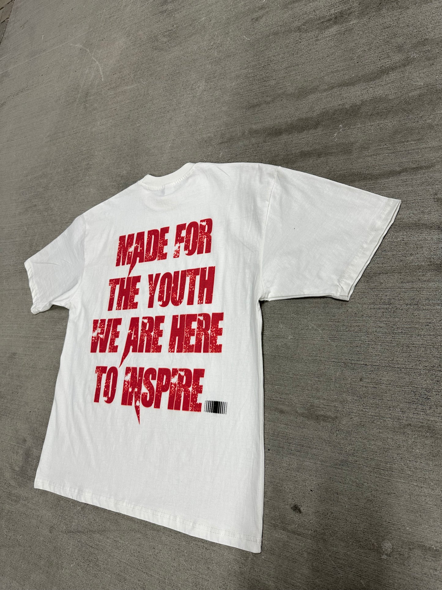 FAZOWRLD MADE FOR THE YOUTH WE ARE HERE TO INSPIRE TEE