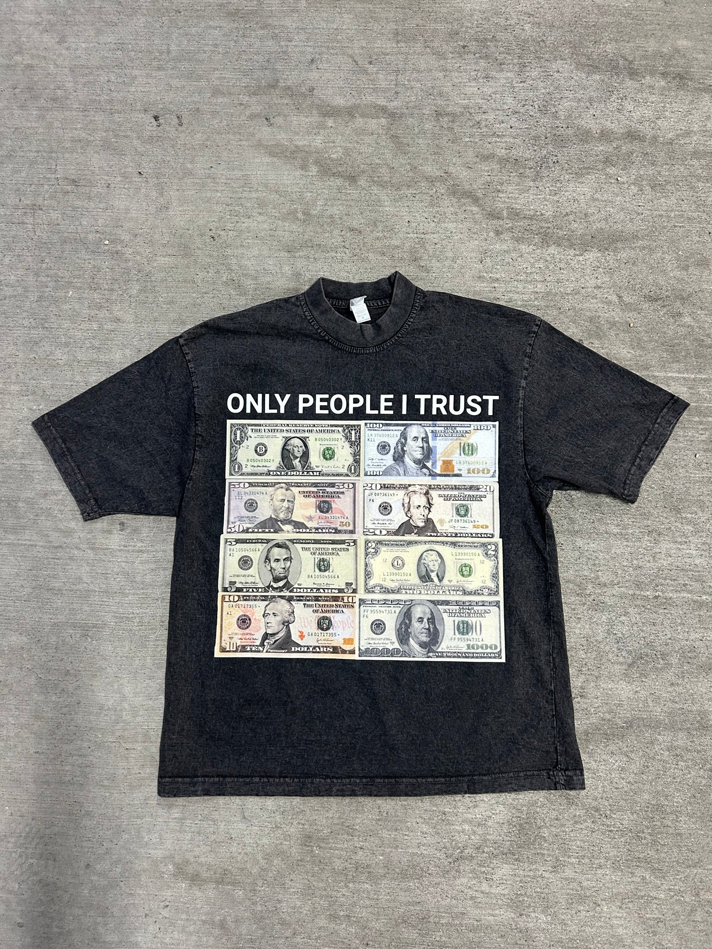 FAZOWRLD ONLY PEOPLE I TRUST TEES