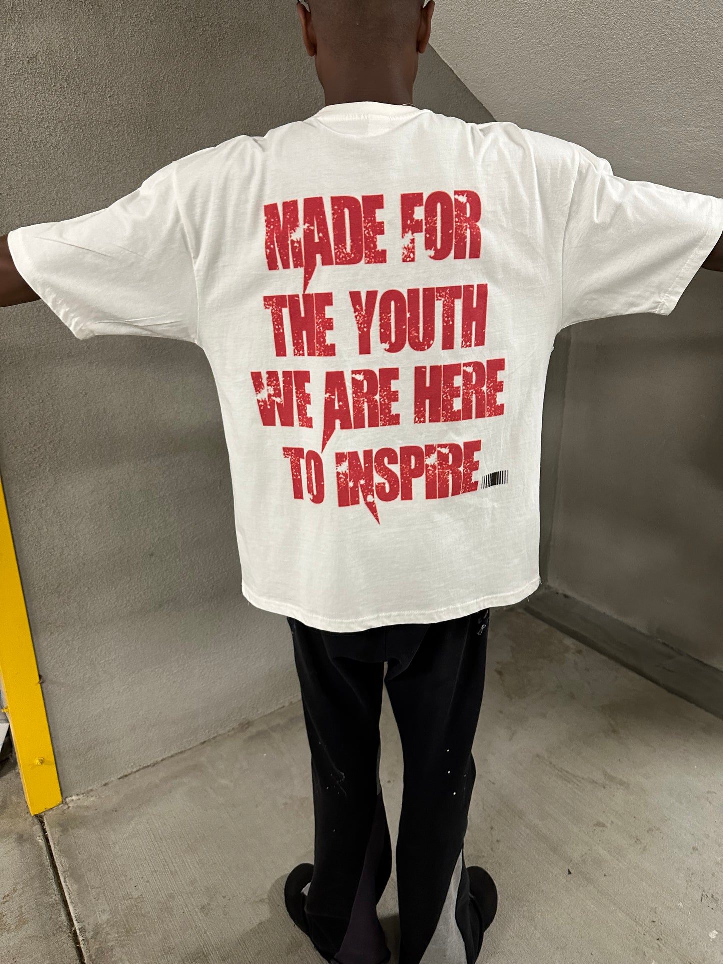 FAZOWRLD MADE FOR THE YOUTH WE ARE HERE TO INSPIRE TEE