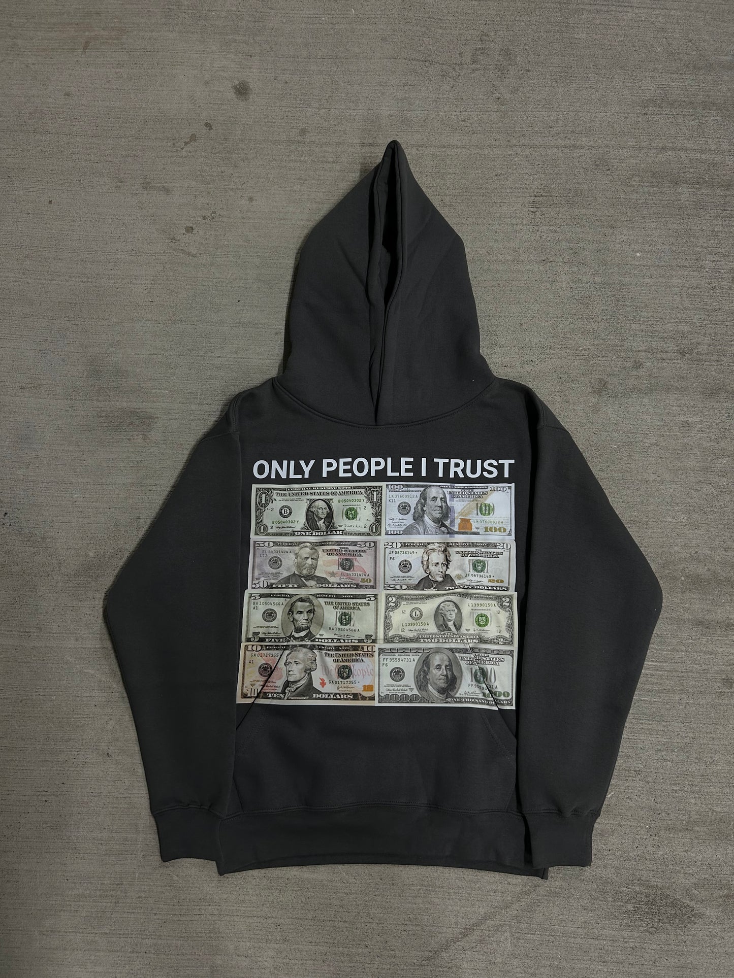 FAZOWRLD ONLY PEOPLE I TRUST HOODIE