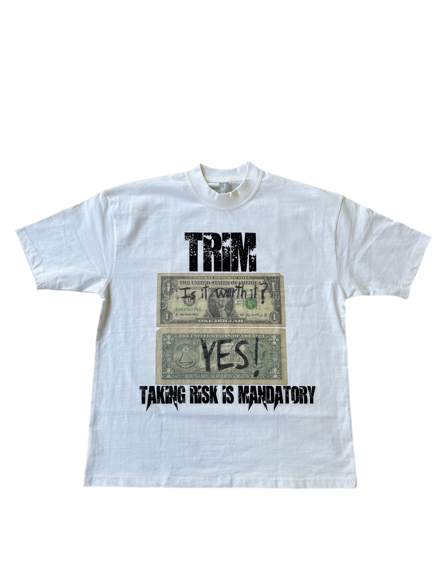 TAKING RISK IS MANDATORY TEE
